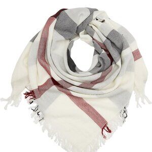 Burberry Large Check Merino Wool Scarf